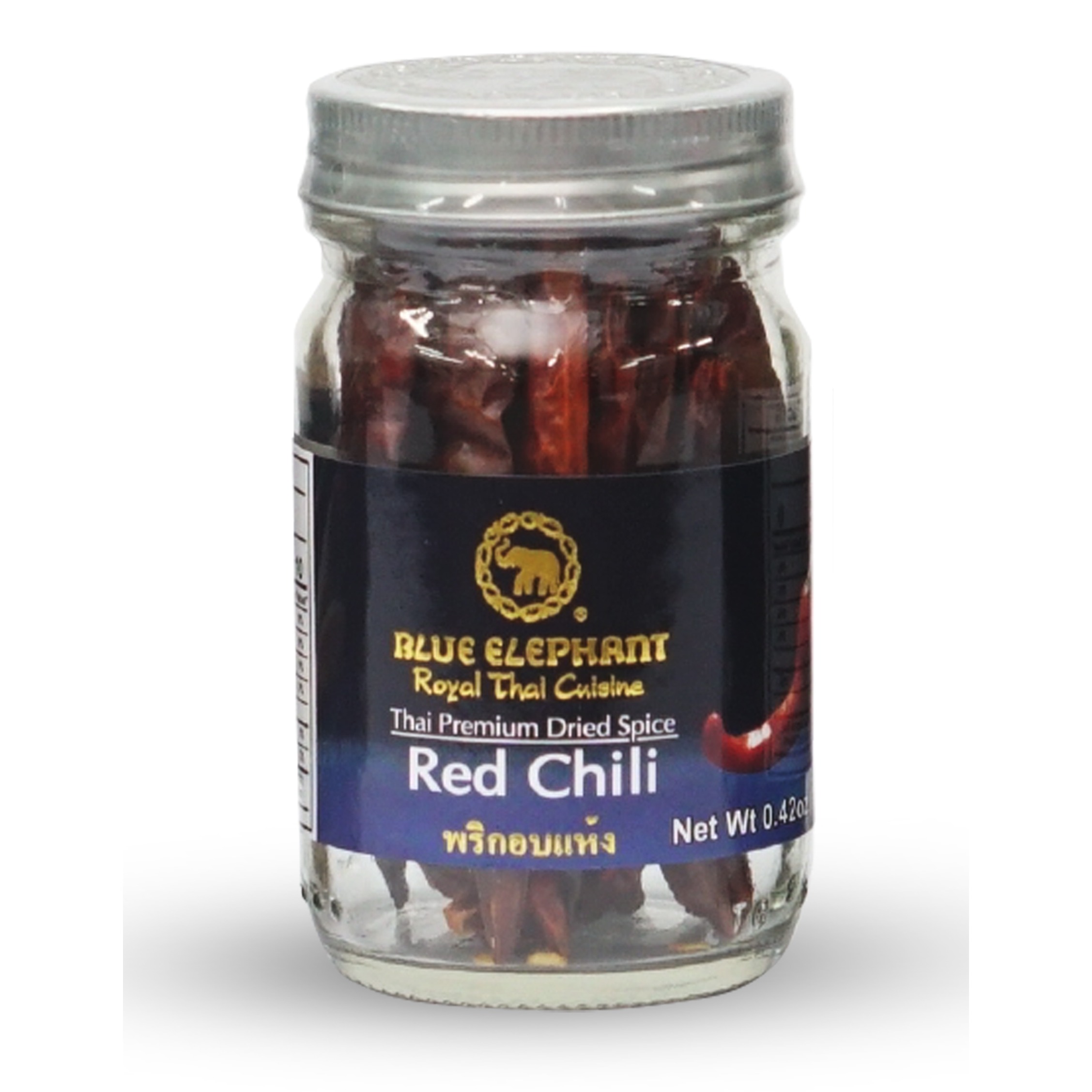 Glass Jars Dried Red Chili