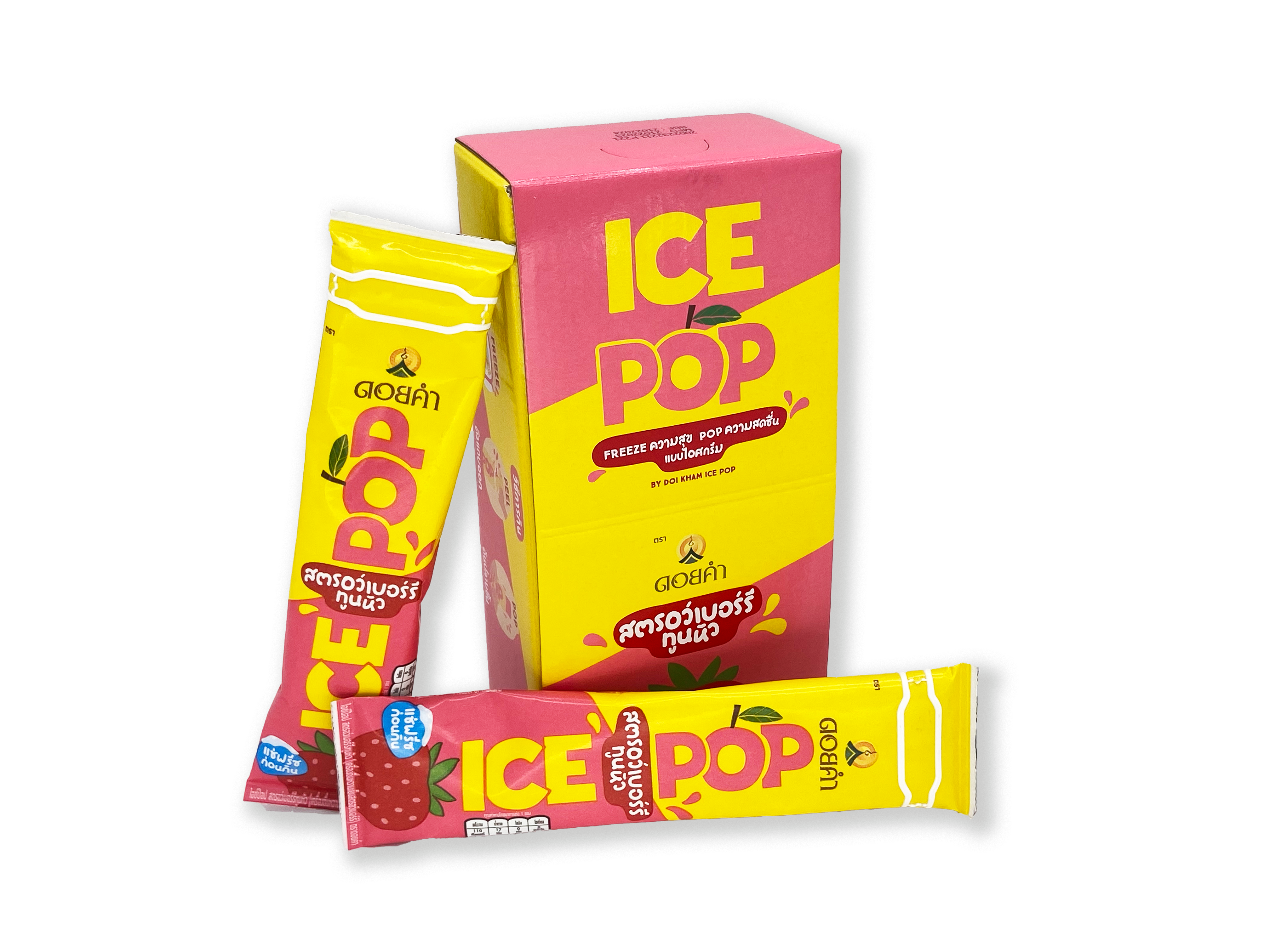 Ice Pop-Strawberry drink