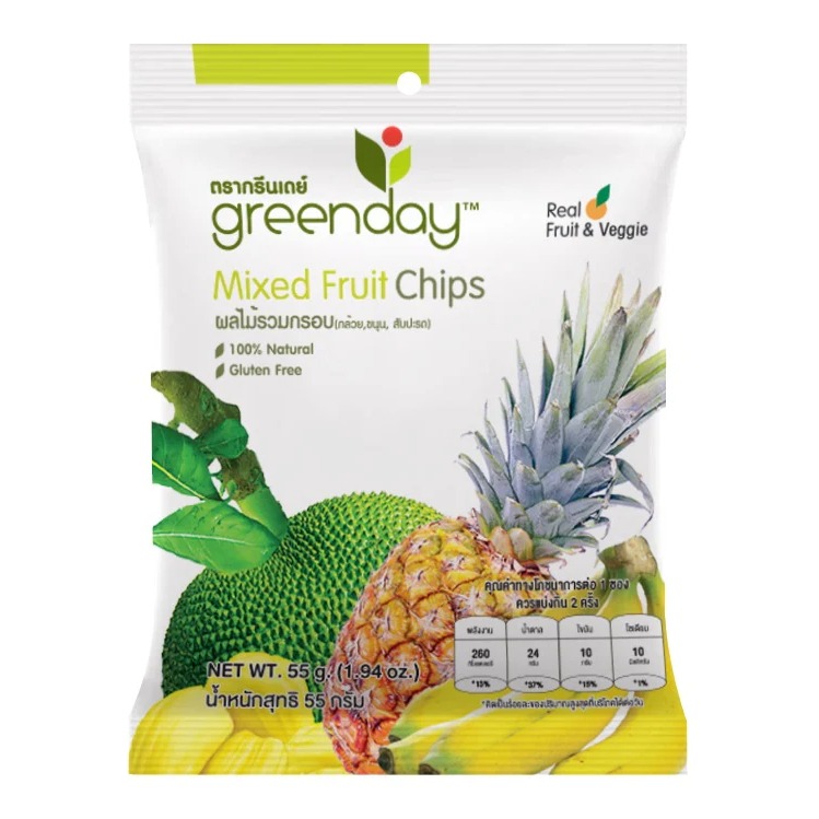 Greenday Mixed fruit Chips