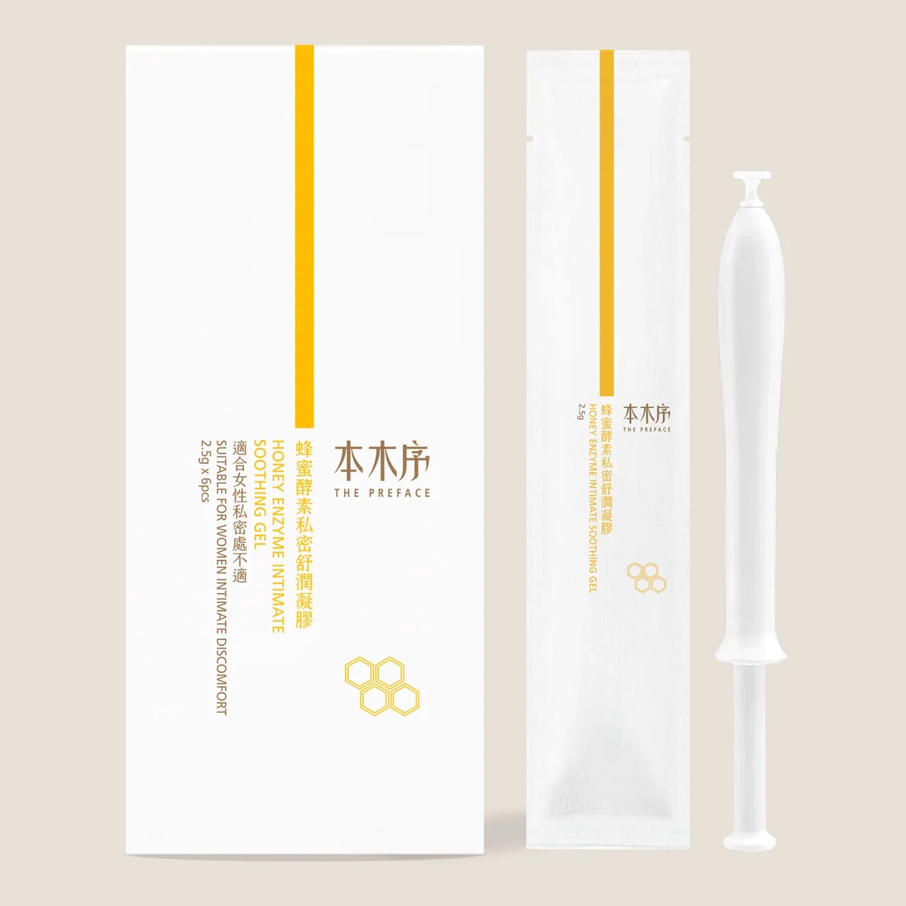 (822175) Honey Enzyme Anti-Bacterial Repairing Intimate Gel 2.5g x 6 蜂蜜酵素私蜜抗菌修復凝膠 2.5g x 6