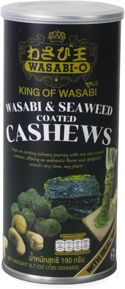 Wasabi & Seaweed Coated Cashews 190g